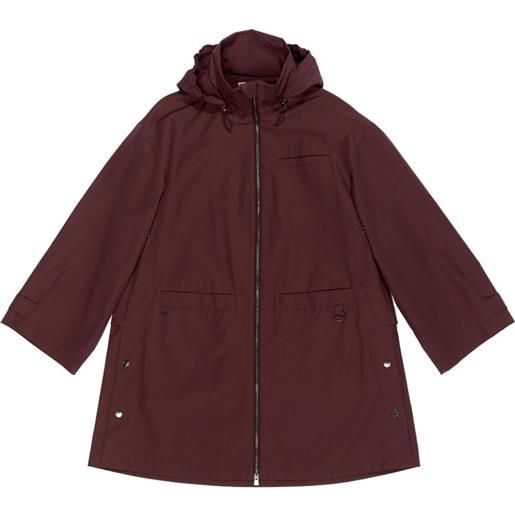 Bimba y Lola impermeabile con cappuccio - rosso