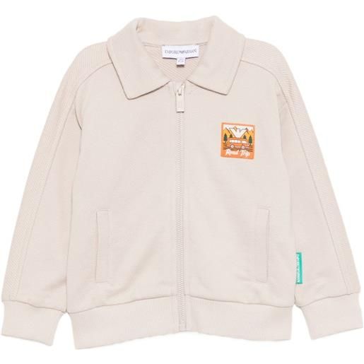 Emporio Armani Kids giacca asv manga bear - toni neutri