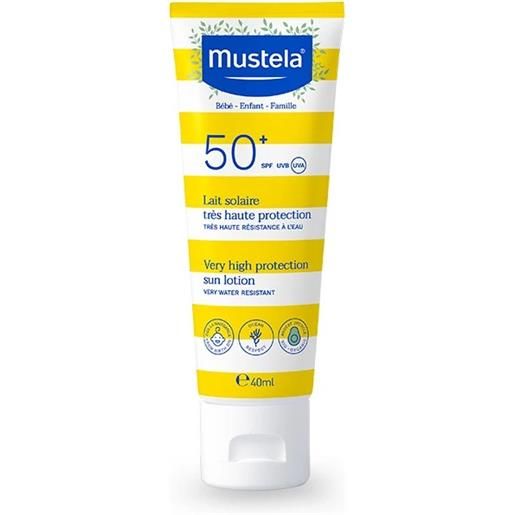 MUSTELA latte solare spf 50+ protezione molto alta 40ml