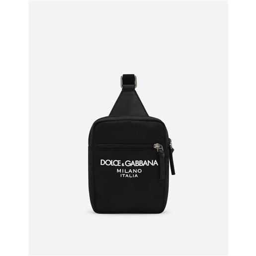 Dolce & Gabbana marsupio in nylon con logo dolce&gabbana