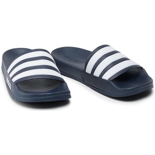 adidas ciabatte gomma piscina doccia flip flops uomo adidas blu bianco adilette shower