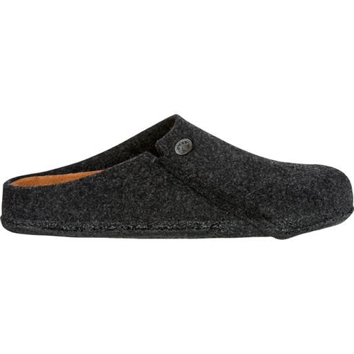 Birkenstock pantofola zermat in feltro di lana grigio scuro