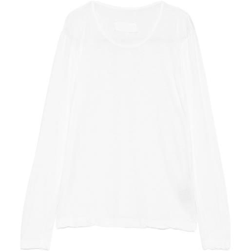 Private 0204 top a maniche lunghe - bianco