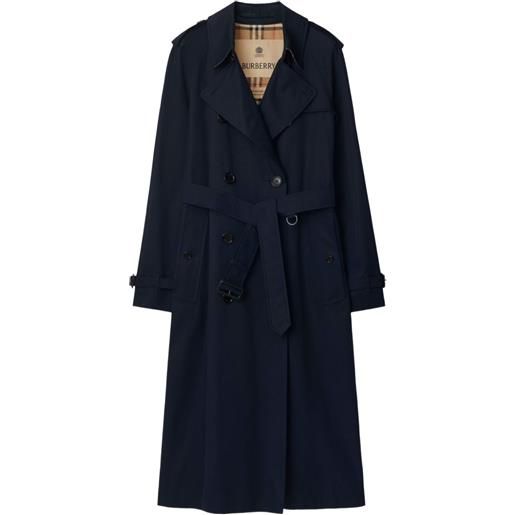 Burberry trench doppiopetto waterloo - blu