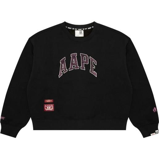 AAPE BY *A BATHING APE® felpa universe - nero