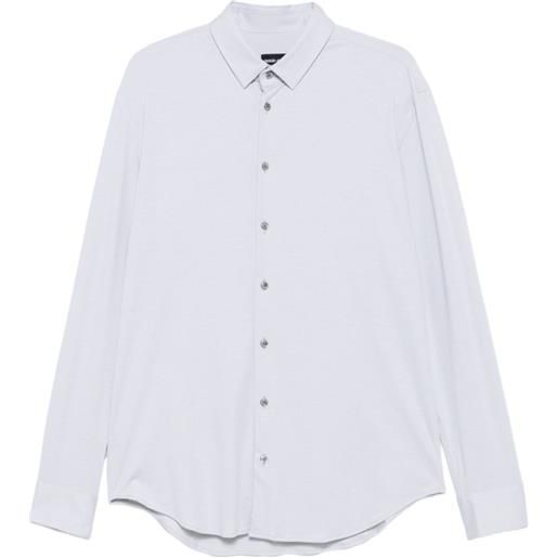 Giorgio Armani camicia a maniche lunghe - blu