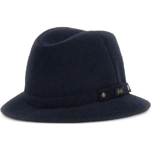 Borsalino cappello con logo - blu