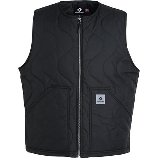 CONVERSE padded vest black - giubbotto