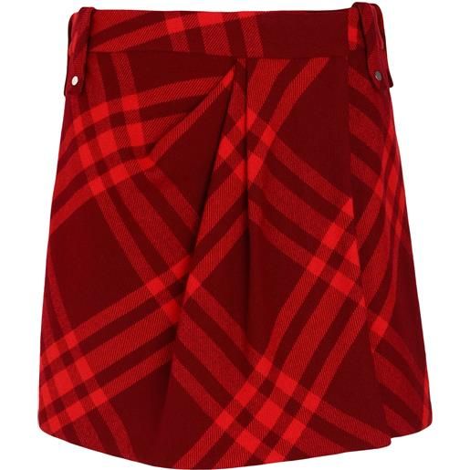 BURBERRY - minigonna