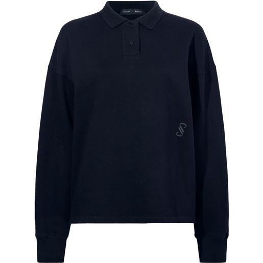 Proenza Schouler polo con stampa - nero