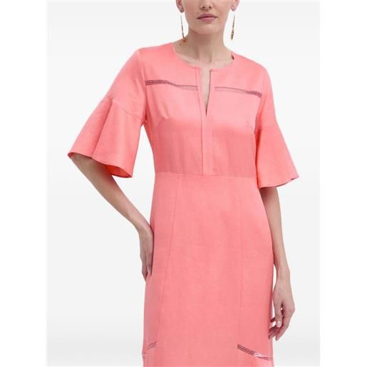 BOSS abito con maniche a campana - rosa