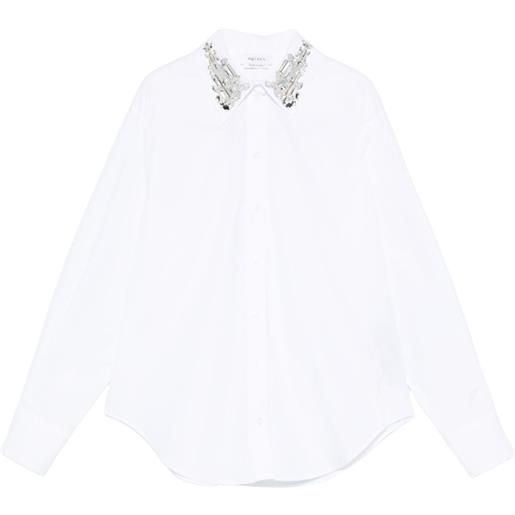 Alexander McQueen camicia con decorazione - bianco