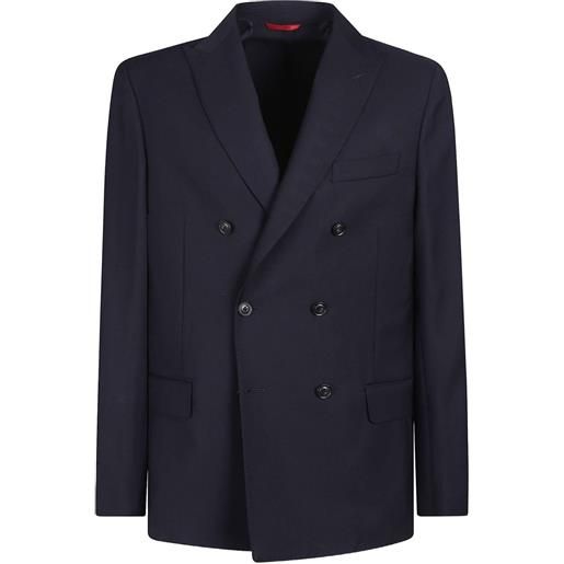 Fay completo doppiopetto in lana - blu