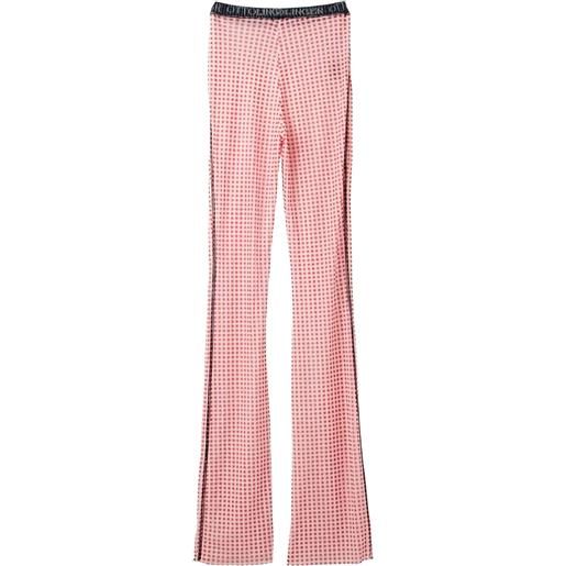 Ottolinger pantaloni a quadretti - rosso