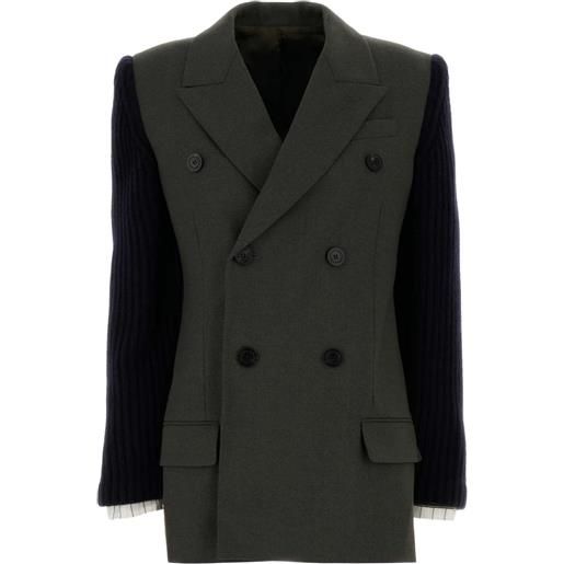 Jean Paul Gaultier blazer doppiopetto - verde