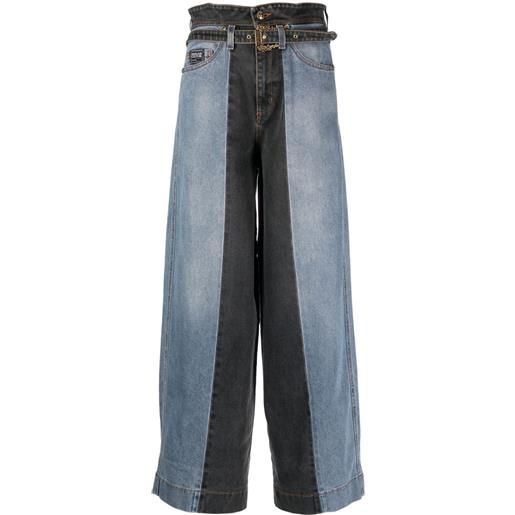 Versace Jeans Couture jeans a gamba ampia - blu