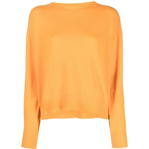 TWINSET maglione con maniche a spalla bassa - arancione