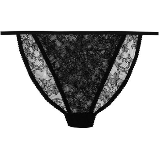 Dolce & Gabbana tanga con ricamo - nero