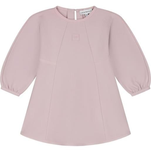 Emporio Armani Kids abito con maniche a palloncino - rosa