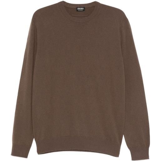 Zegna maglione girocollo - marrone