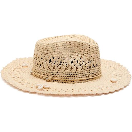 Sensi Studio fedora con decorazione - toni neutri