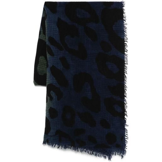 Sciarpa Leggera Quadrata Con Stampa Leopardata - 65x65 Cm, In Chiffon, Donna, Versatile Come Foulard O Bandana - 2