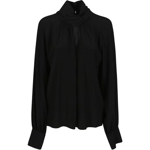 Federica Tosi blusa a collo alto - nero