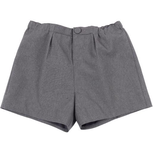 GUCCI KIDS b shorts plain stiff wool