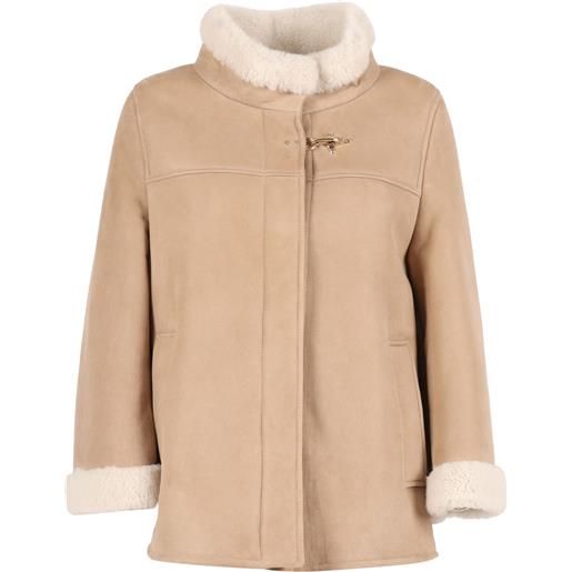 Fay cappa shearling+gancio