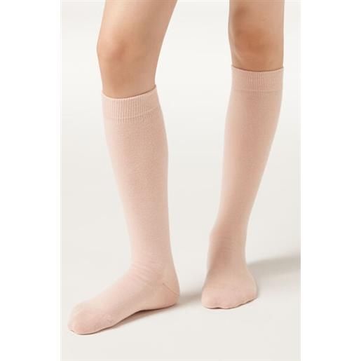 Calzedonia calze lunghe in cotone bambini rosa