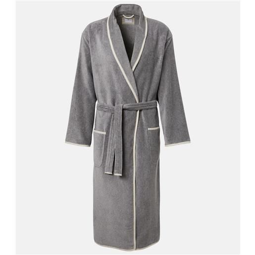 Brunello Cucinelli accappatoio in cotone con lino