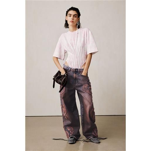 Desigual pantaloni baggy sfrangiati studio