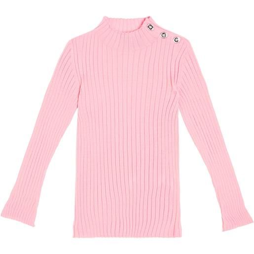 Versace Kids pullover in maglia a coste in lana