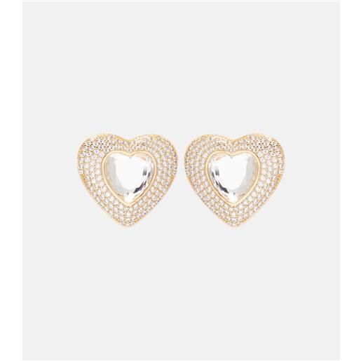 Self-Portrait orecchini con cristalli