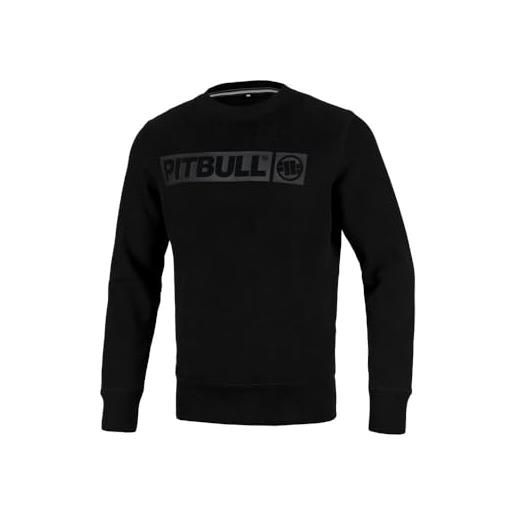 PITBULL maglione da uomo in cotone felpa per uomo pit bull west coast hilltop nero xxl