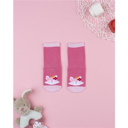 Prénatal antiscivolo fucsia bambina volpina