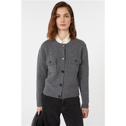 MAX MARA WEEKEND cardigan in filato di pura lana