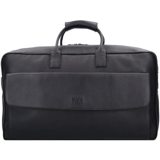 Buckle & Seam borsa da viaggio canary weekender in pelle 48 cm nero