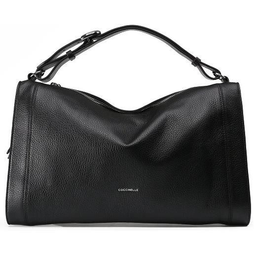 Coccinelle elinor borsa a tracolla pelle 33 cm nero