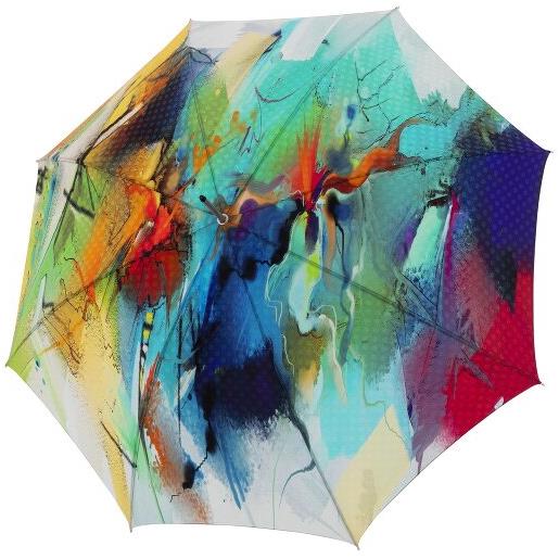 Doppler Manufaktur elegance boheme ombrello a bastone 90 cm verde