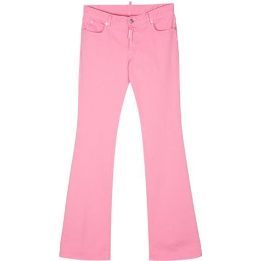 DSQUARED2 jeans svasati a vita media - rosa