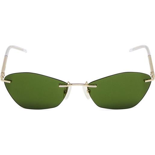 Alexander McQueen occhiali da sole cat-eye - oro