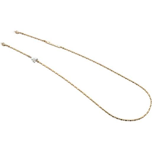 Mastermind World catena per occhiali con teschio - oro