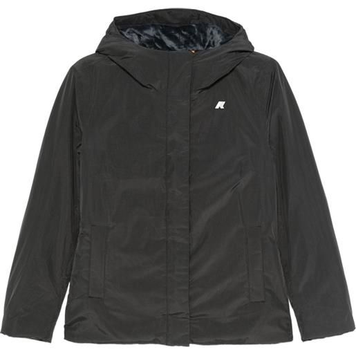 K-Way giacca con zip - nero