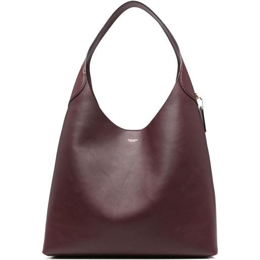 Coach borsa a spalla 39 brooklyn in pelle - rosso