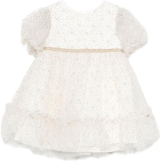 Tartine Et Chocolat abito a strati con decorazioni - bianco