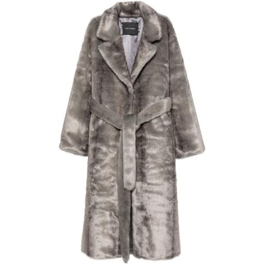 THELAURENT cappotto con cintura - grigio