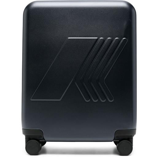 K-Way trolley eudoxie con logo - blu