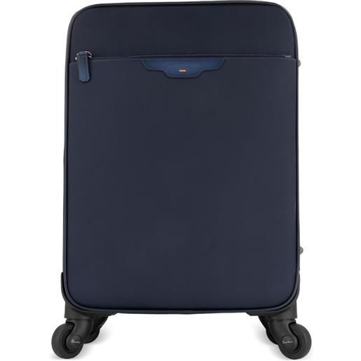 Santoni valigia con quattro ruote - blu