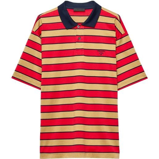 Prada polo a righe - toni neutri